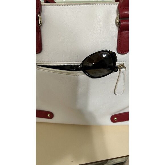 Vintage Charming Charlie Patriotic, Nautical ,Red White & Blue Shoulder tote bag - Picture 7 of 12